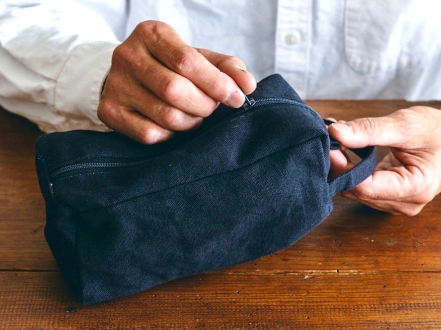 Teeya Zip Pouch Midnight Navy