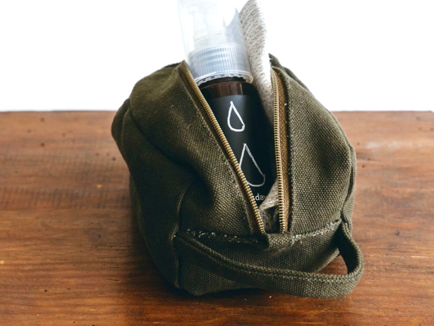Teeya Zip Pouch Khaki