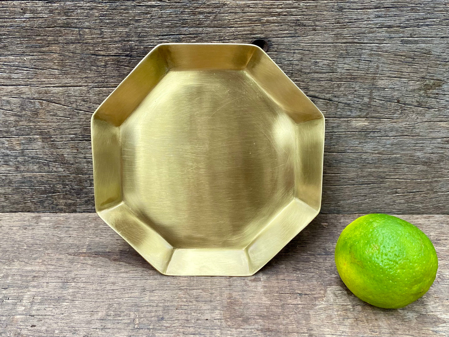 Brass Octagon Dish