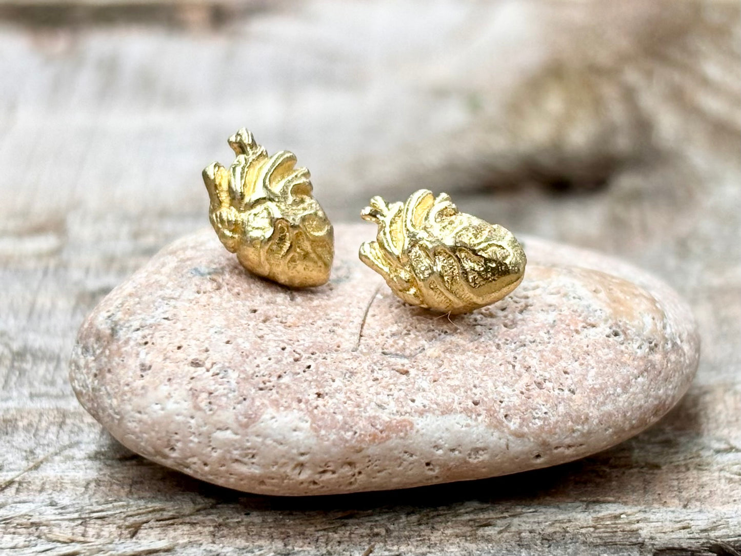 Petite Heart Studs