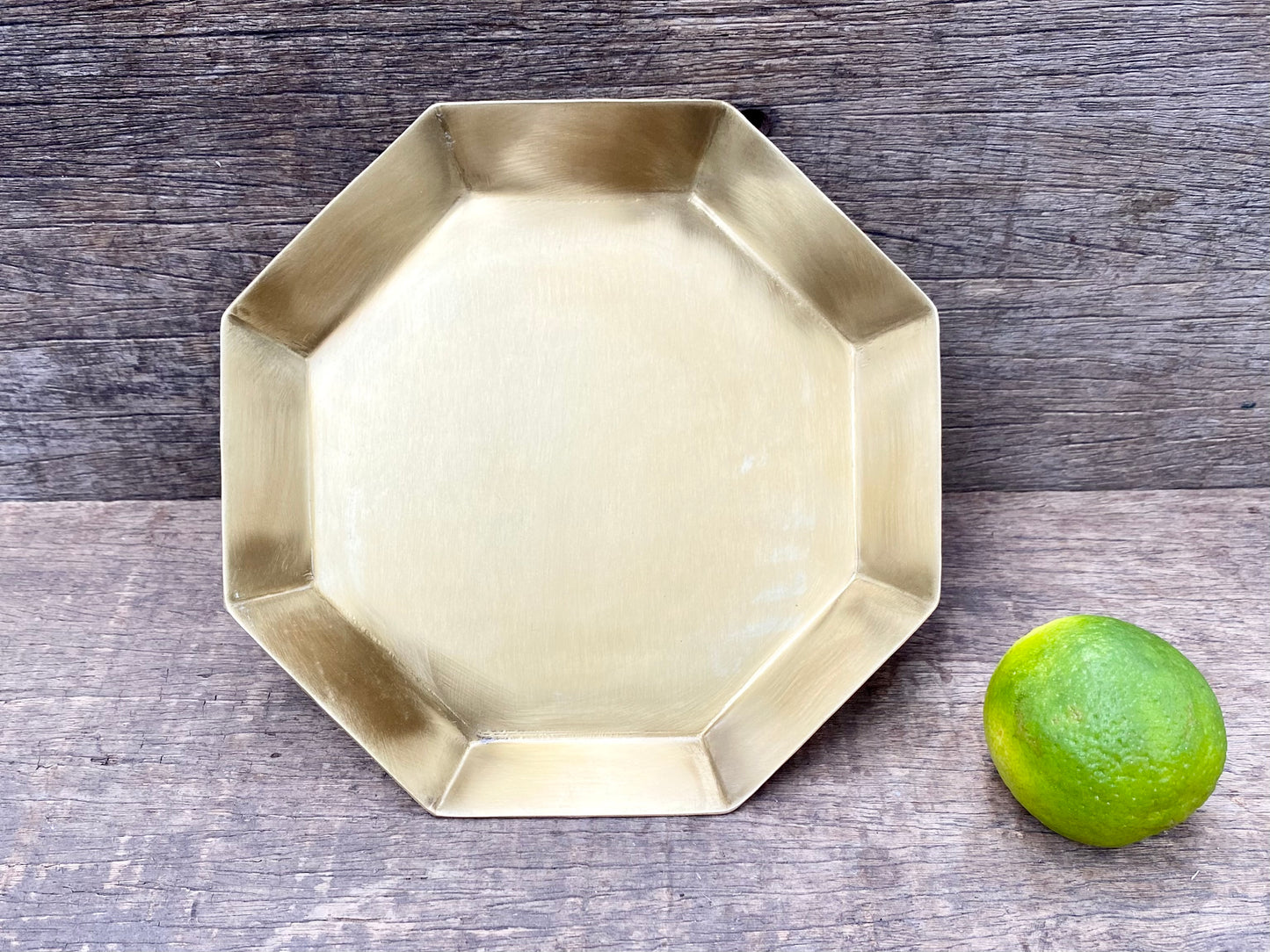 Brass Octagon Dish