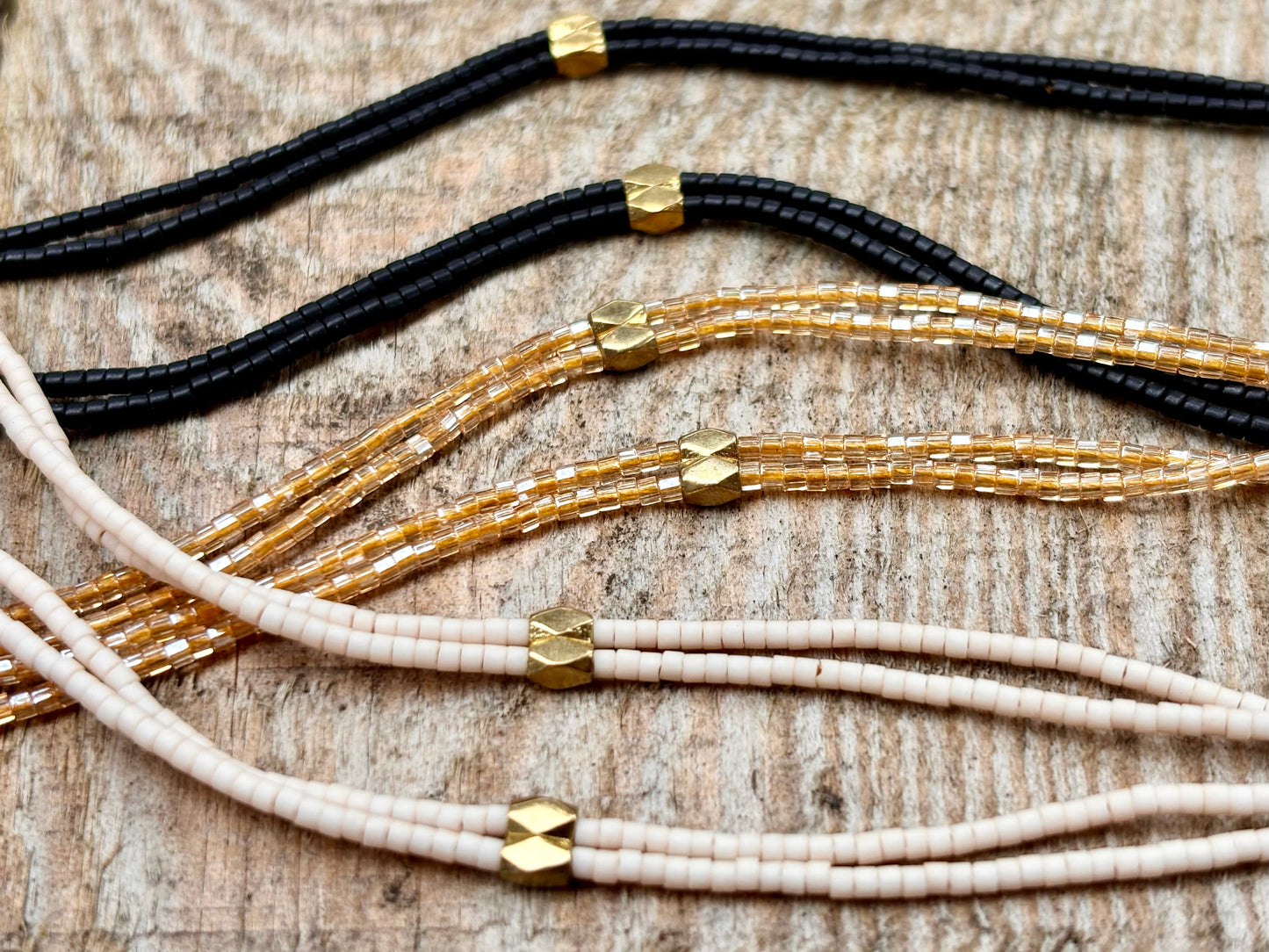Double Strand Beaded Necklace