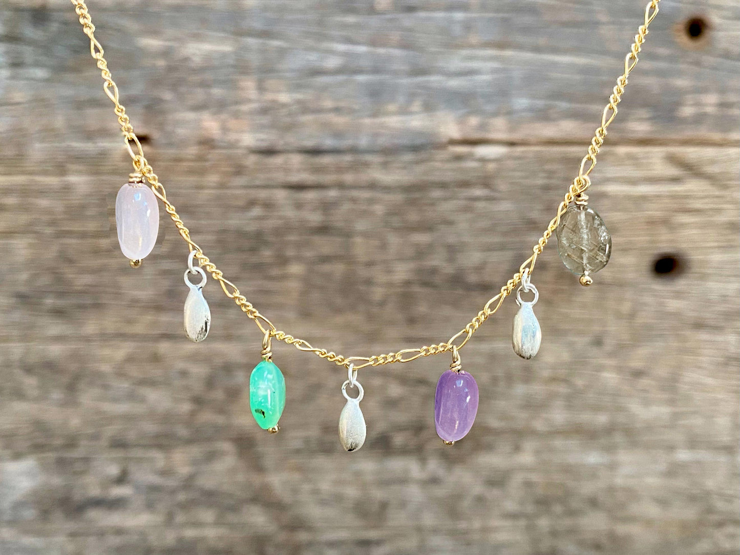 Confetti Seeds & Beads Necklace