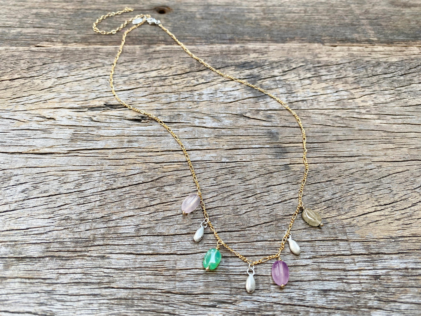 Confetti Seeds & Beads Necklace