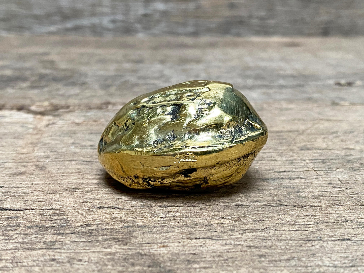 Brass Walnut Paperweight