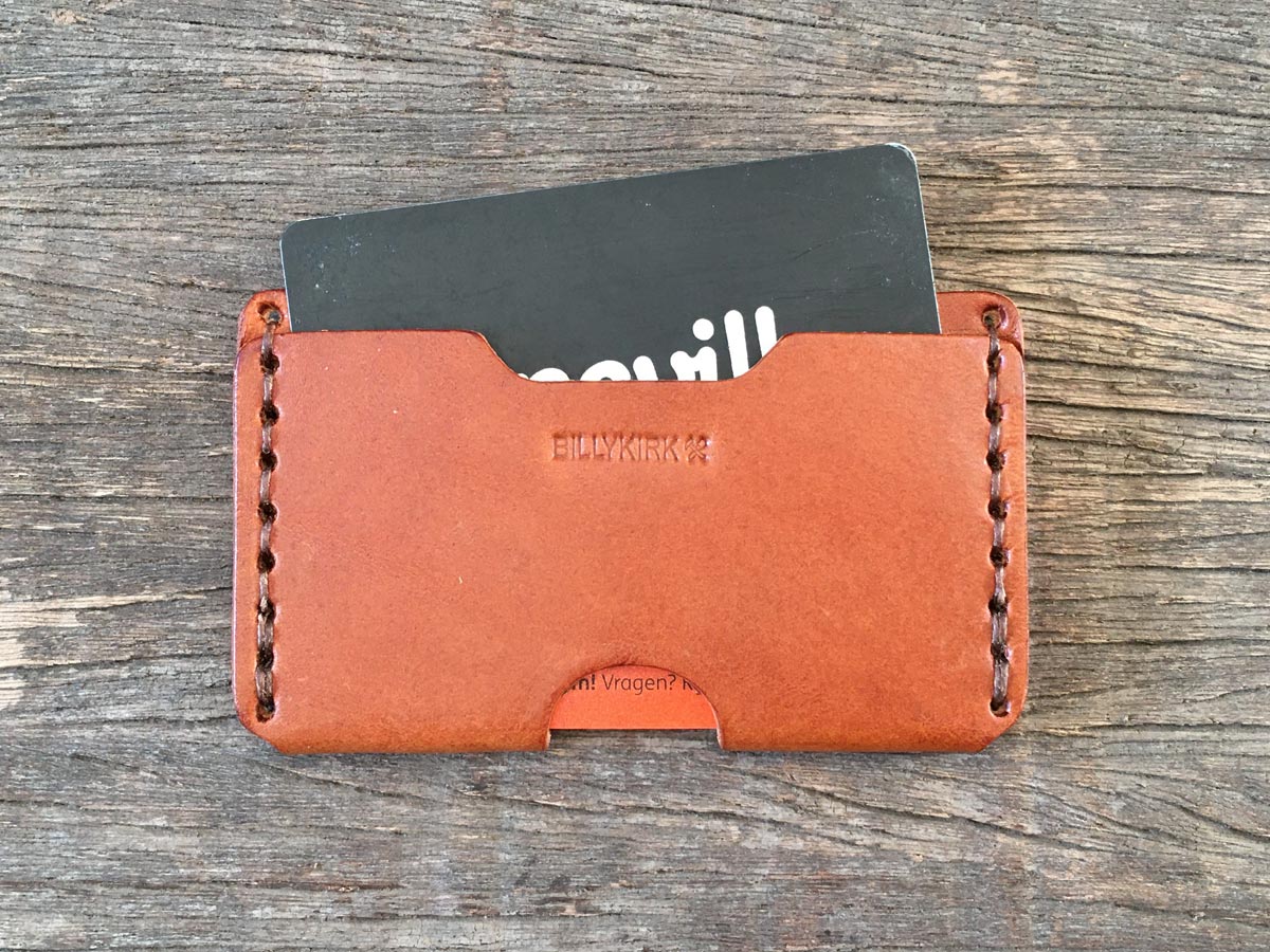 Slim Card Holder Tan