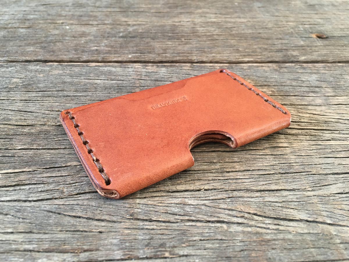 Slim Card Holder Tan