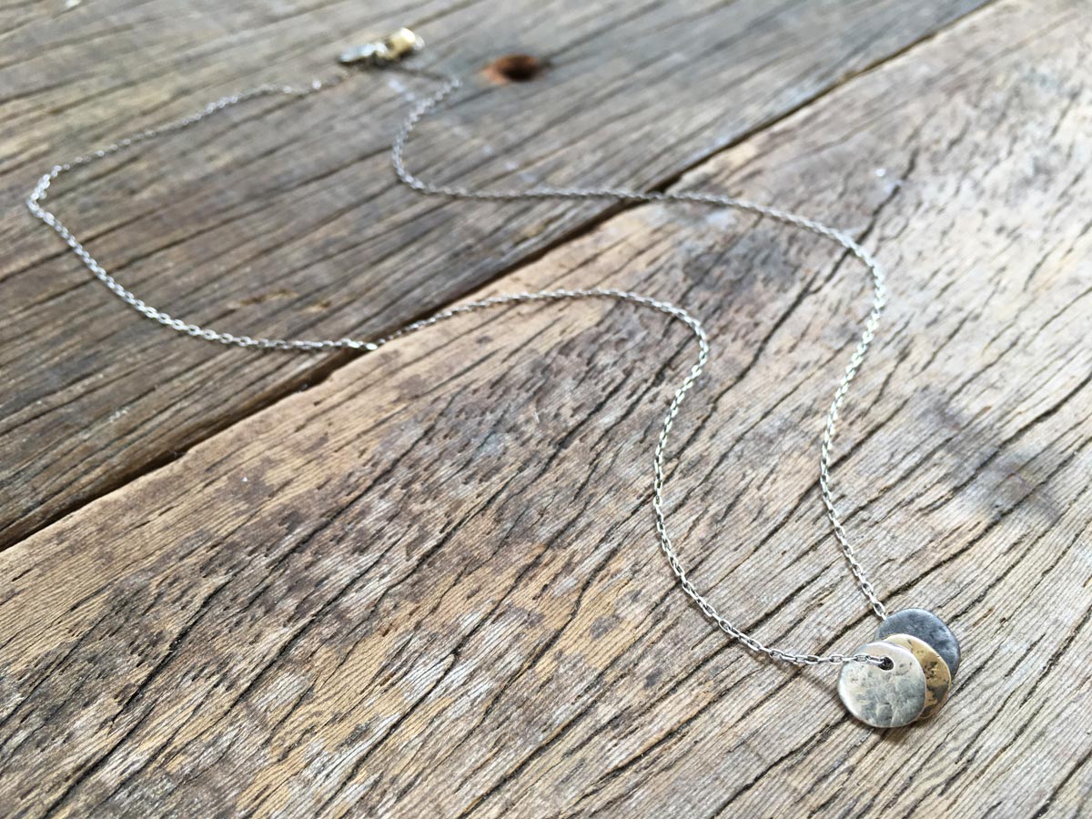Three-Disc Necklace