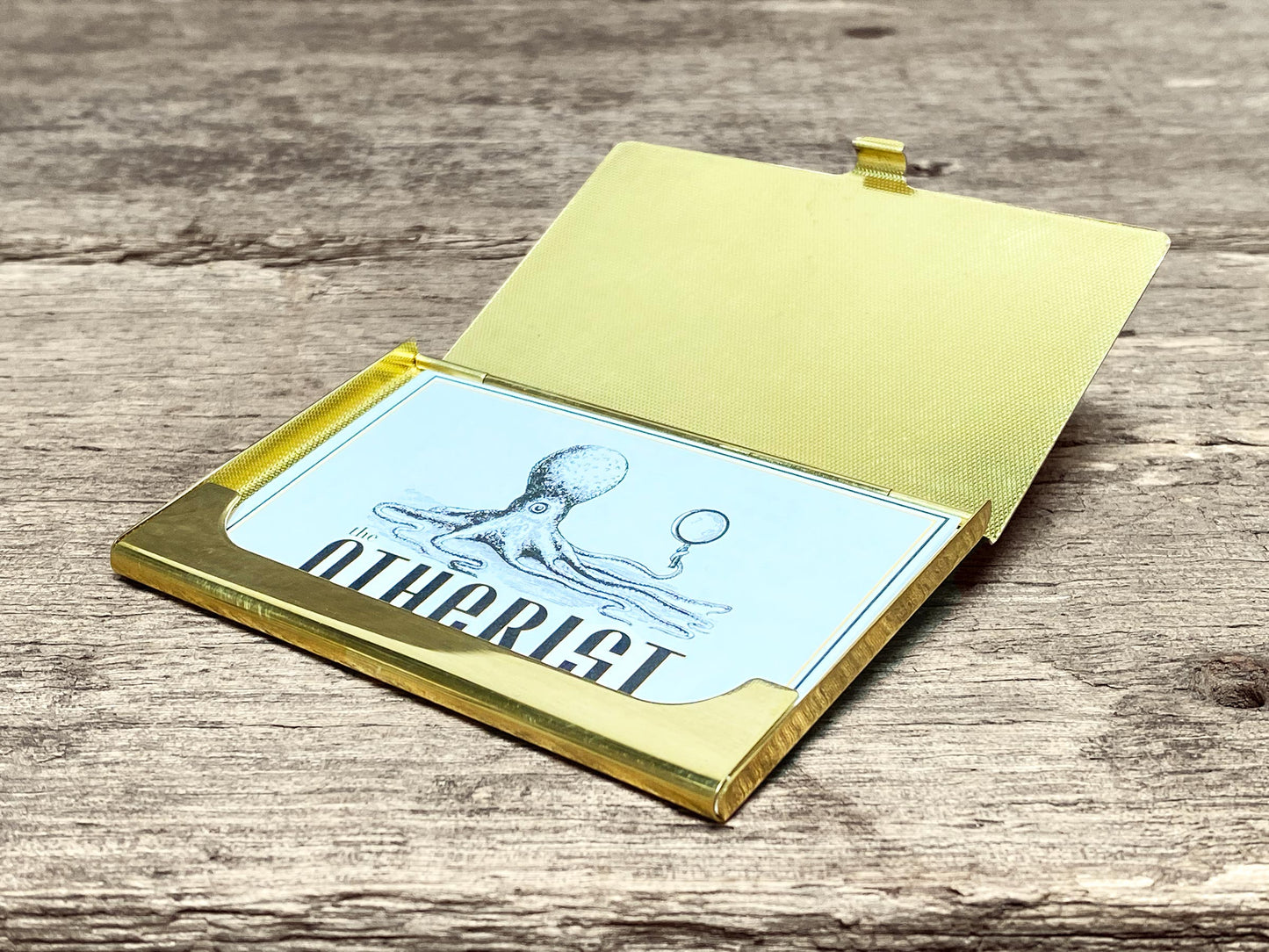 Brass Card Case