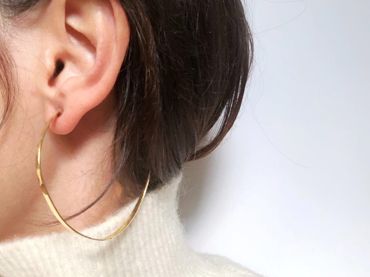 Hammered Hoops, Large