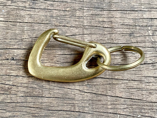 Brass Key Karabiner