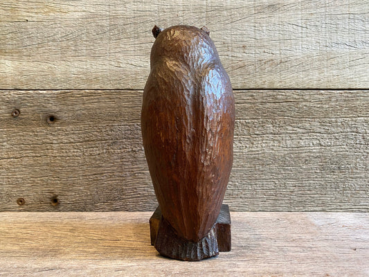 Little Carved Wooden Owl