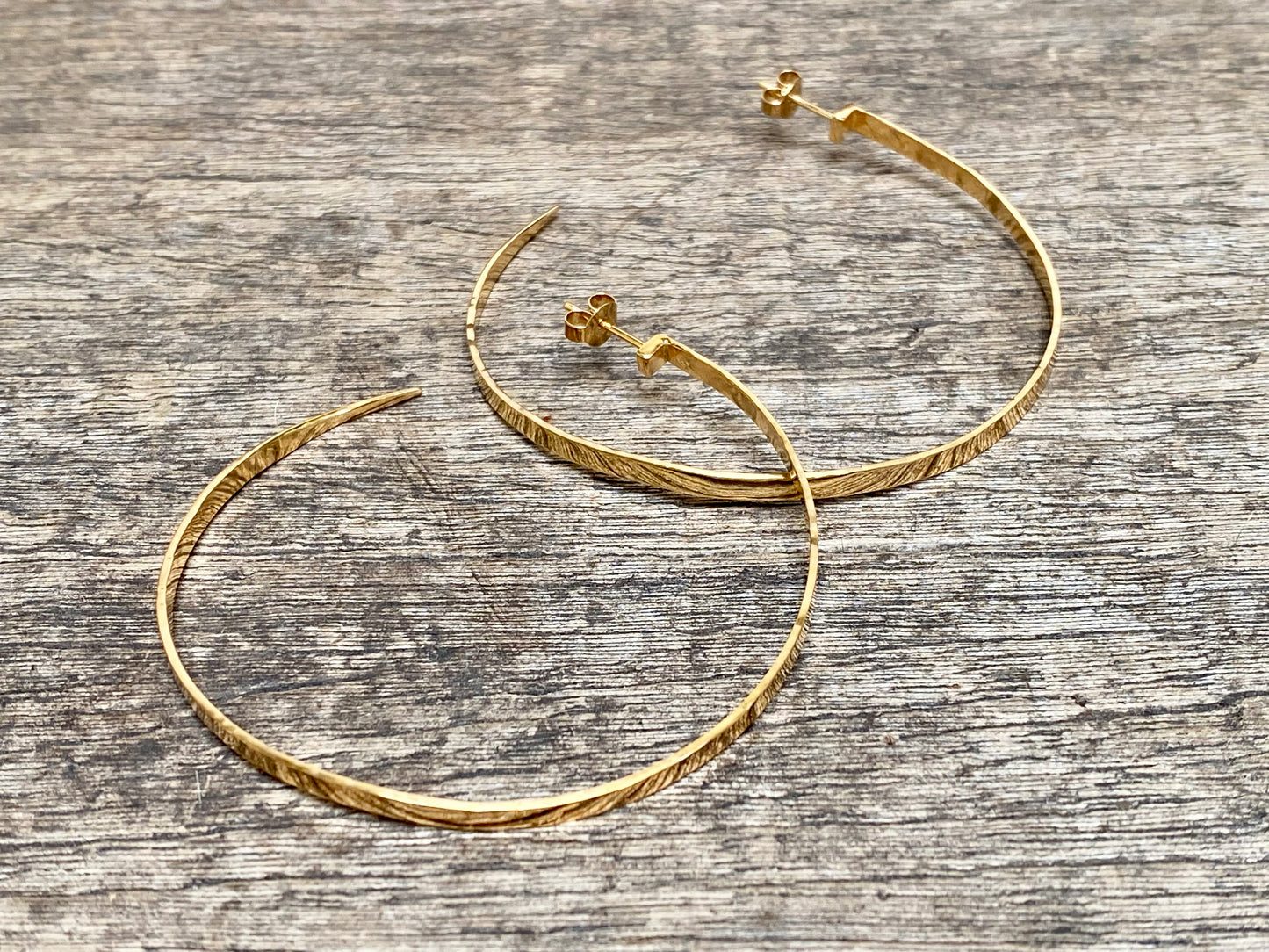 Hammered Hoops, Large