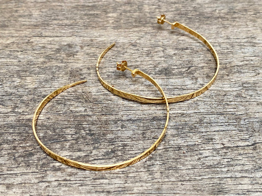 Hammered Hoops, Large