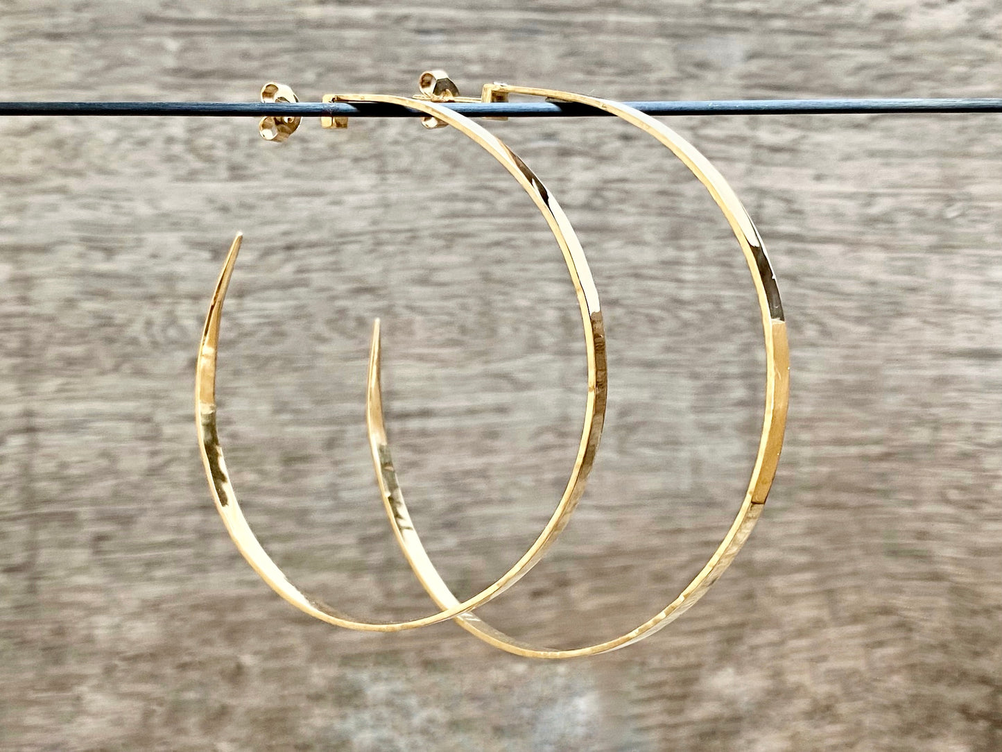 Hammered Hoops, Large