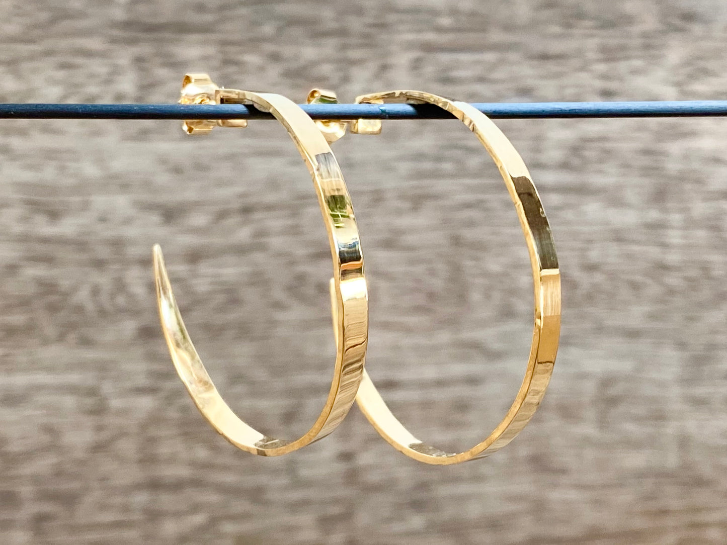 Hammered Hoops, Medium