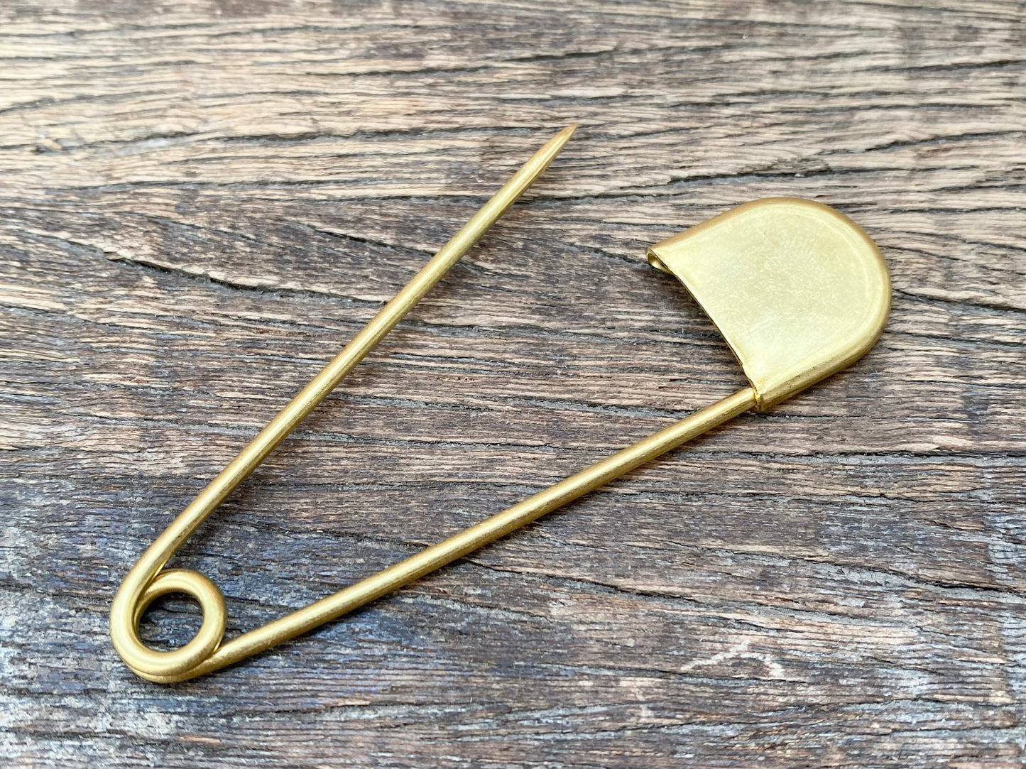 Large Brass Safety Pin