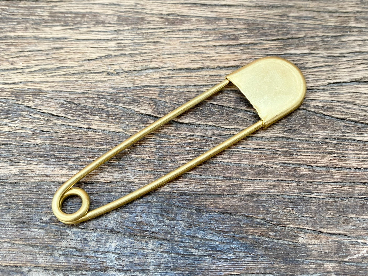 Large Brass Safety Pin