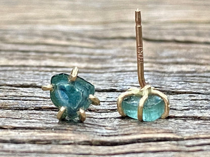 Tourmaline Gold Studs