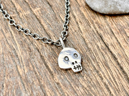Memento Mori Skull Necklace