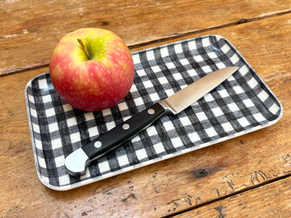 Coated Linen Tray, Small
