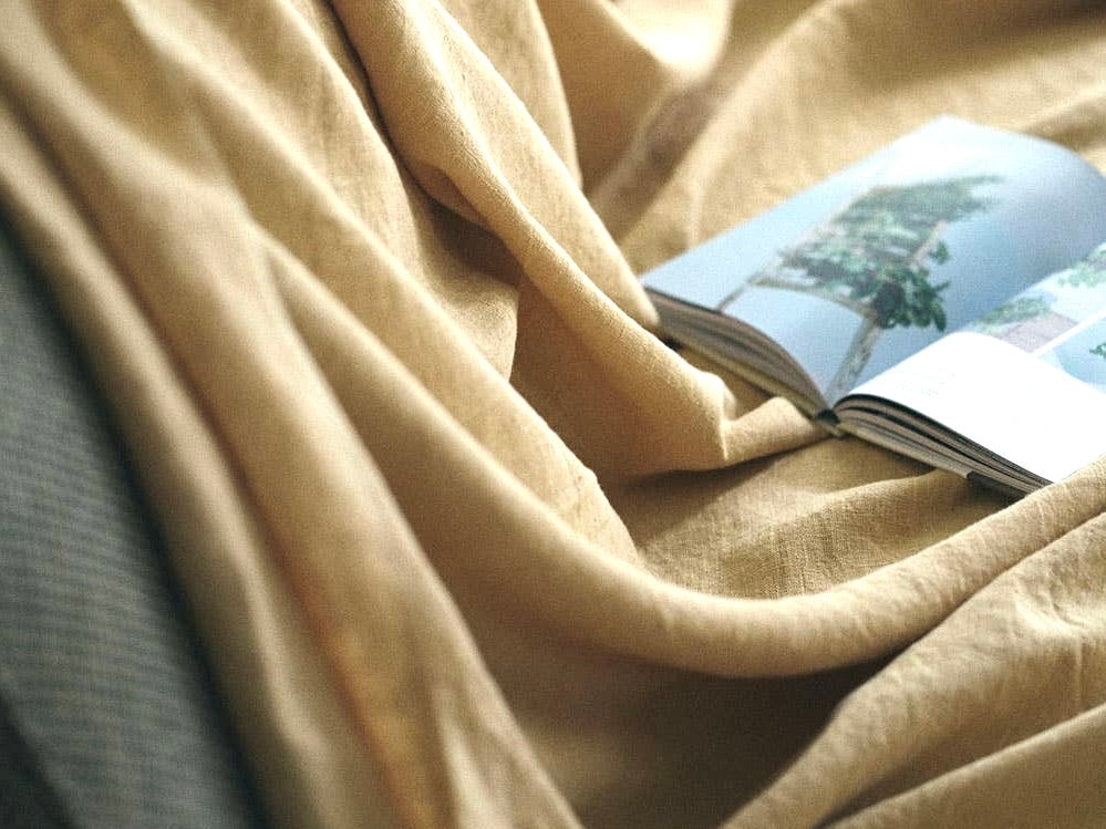 Linen Blanket Canari