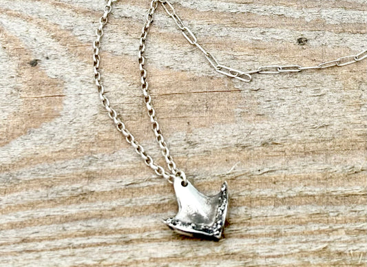 Vomer Anchor Double Chain Necklace
