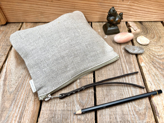 Zip Pouch Natural