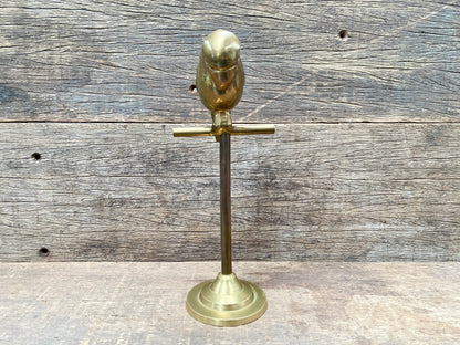 Brass Bird Jewelry Holder