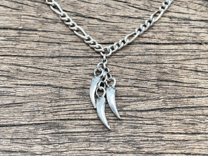 Silver Claw Necklace