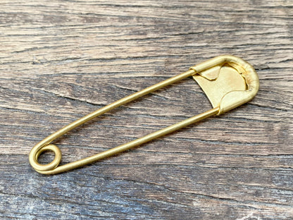 Large Brass Safety Pin