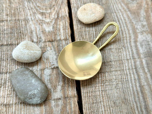 Brass Tea Scoop