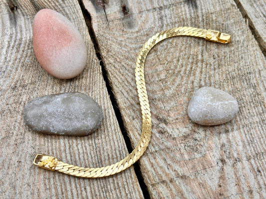 Flat Herringbone Bracelet