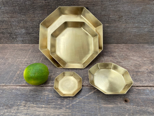 Brass Octagon Dish