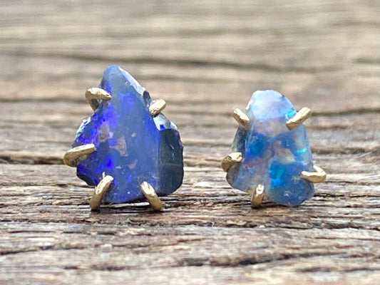 Australian Opal Gold Studs
