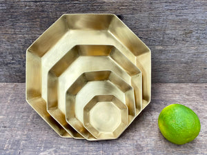 Brass Octagon Dish