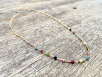Load image into Gallery viewer, Hand-beaded Figaro Necklace
