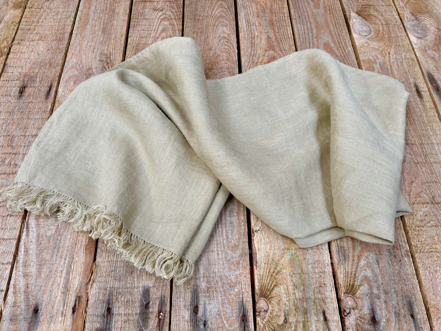 Linen Scarf Lichen
