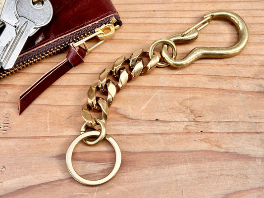Brass Karabiner Twist Key Chain