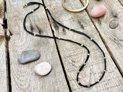 Double Strand Beaded Necklace