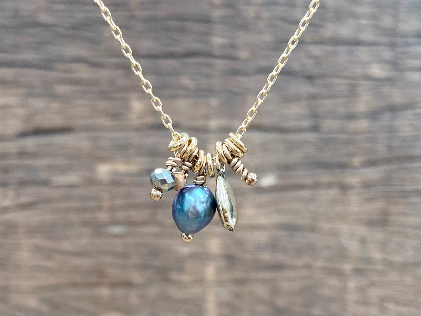 Gold Seed Trinket Necklace