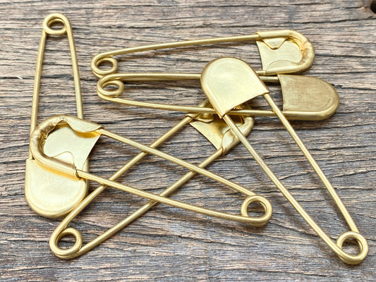Large Brass Safety Pin