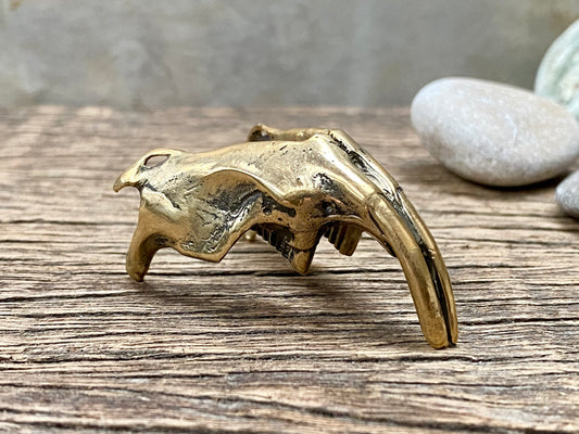 Brass Muskrat Jaw