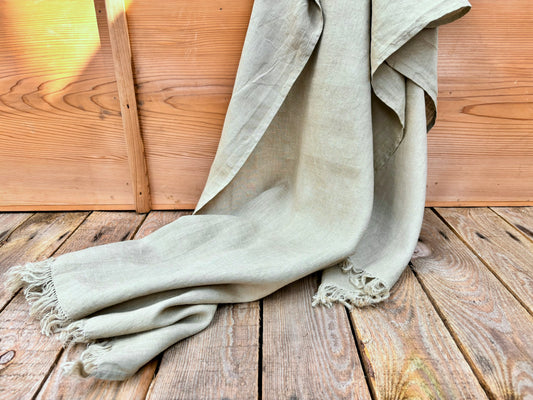 Linen Scarf Lichen