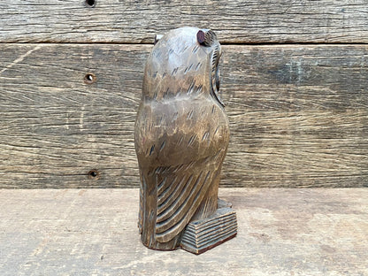 Carved Wooden Owl