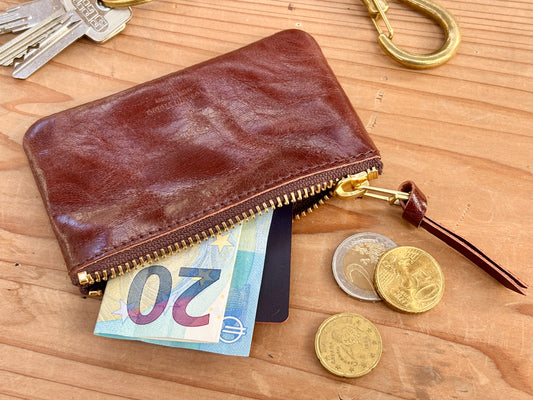 Leather Zip Wallet
