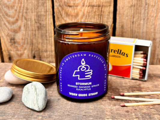 Scented Rapeseed Candle, Stormur