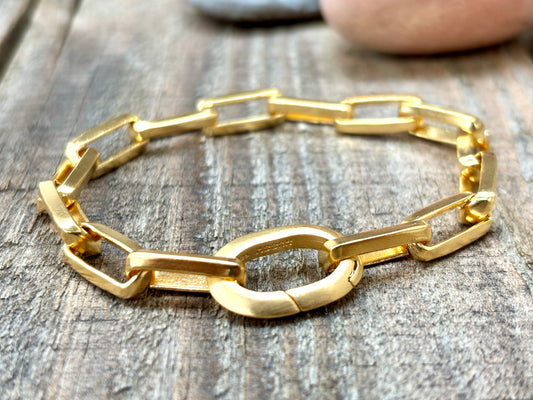 Long Box Chain Bracelet