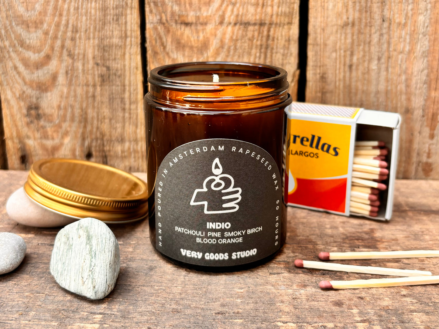 Scented Rapeseed Candle, Indio