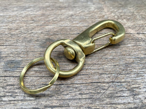 Brass Key Swivel Karabiner